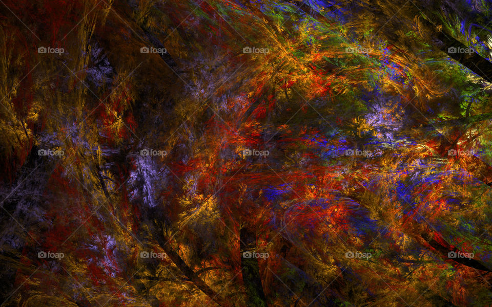 multicolored  fractal