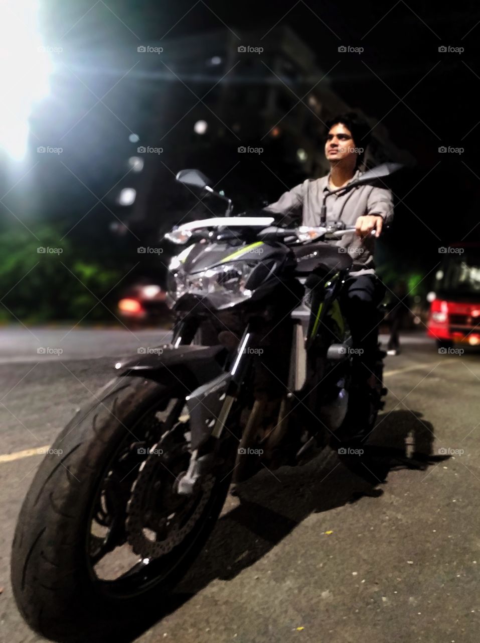 On a ride till dawn.