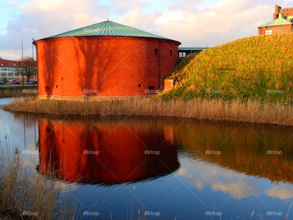 Reflection of Malmöhus 