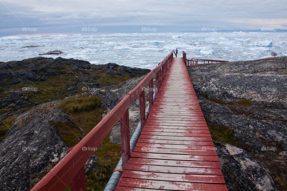 Walkway in Greenland 