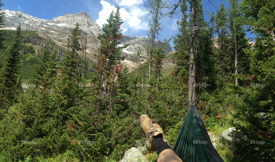 Sit back and relax and look at a glacier!