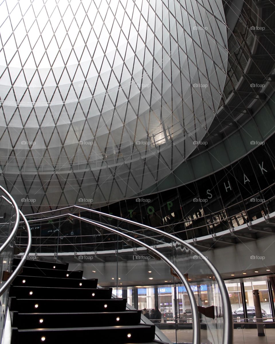 Stairs of a mordern building