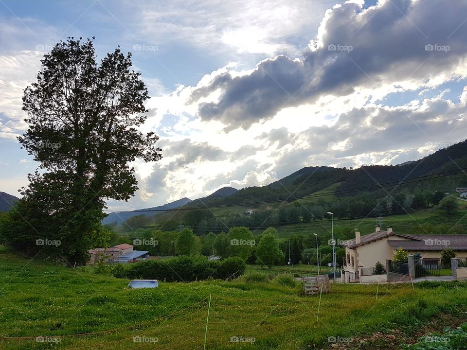 house in the mountain