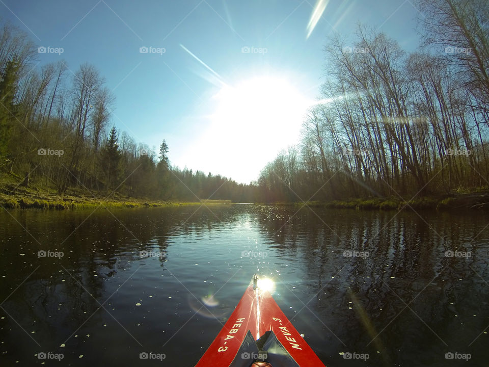 cold rafting in spring on russian river