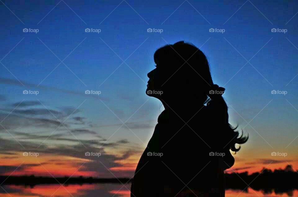 Sunset silhouette