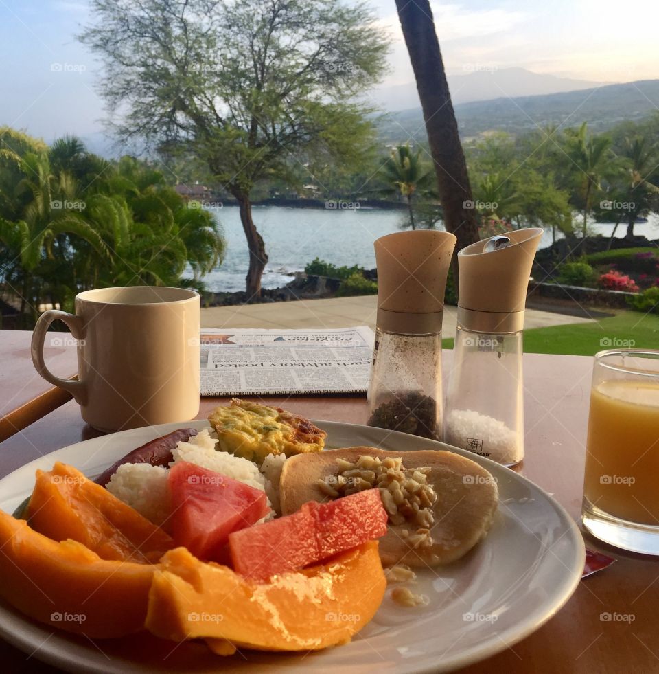 Breakfast with a view!