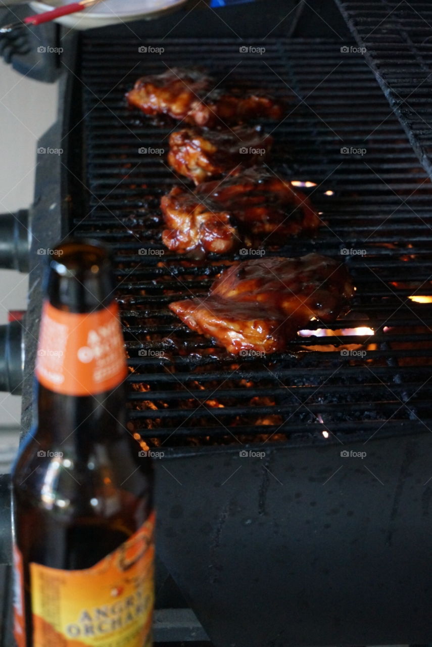 Spring BBQ. Chicken BBQ