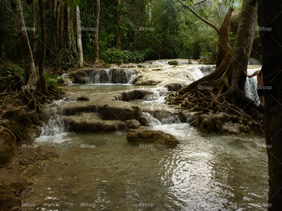 Cambodian waterfall