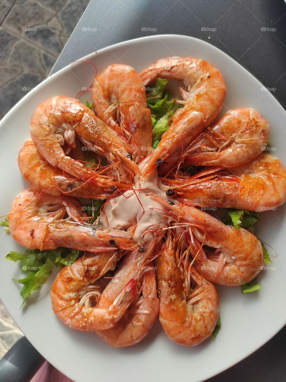 grilled shrimp