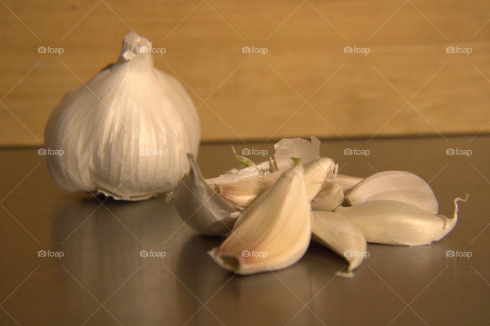 Fresh Garlic Head & Cloves