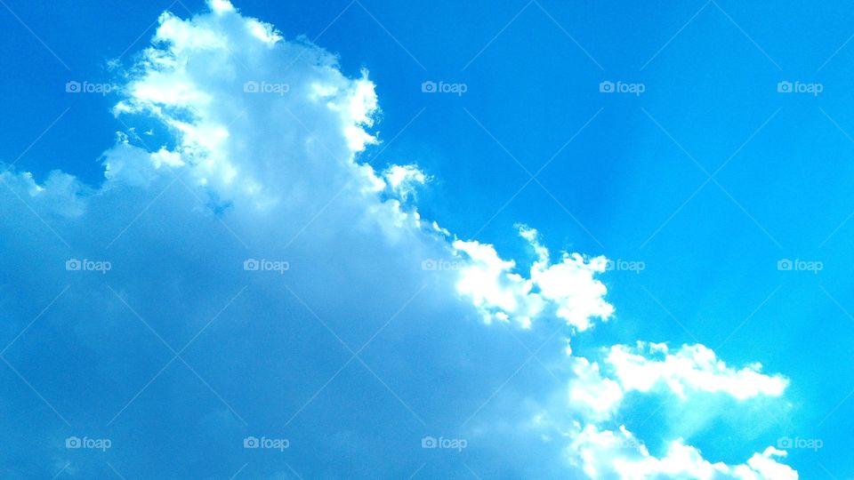 Cielo azul