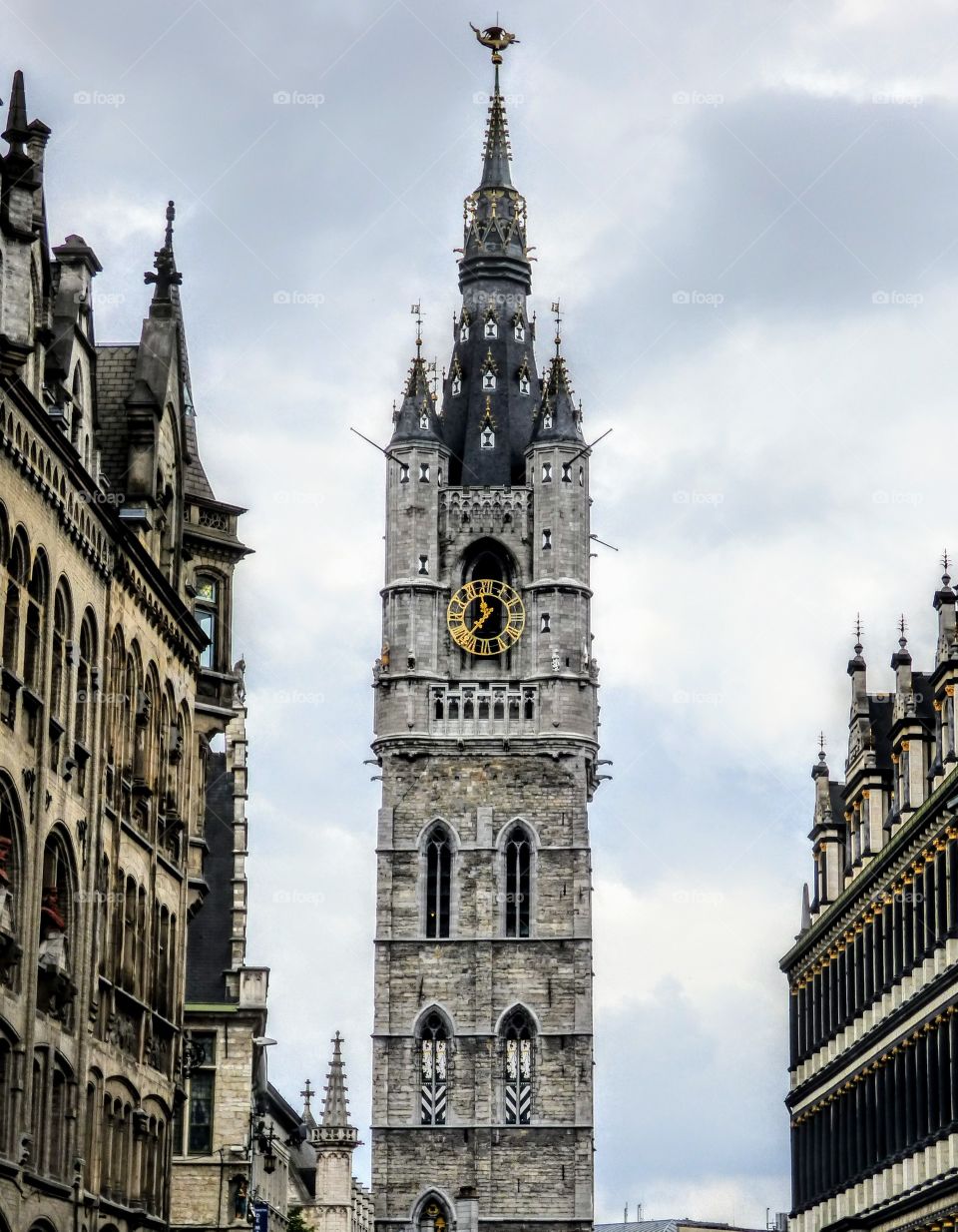 Belfry Tower at the center of Ghent - Flanders
