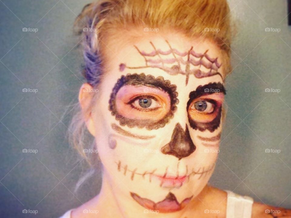 Day of the dead face