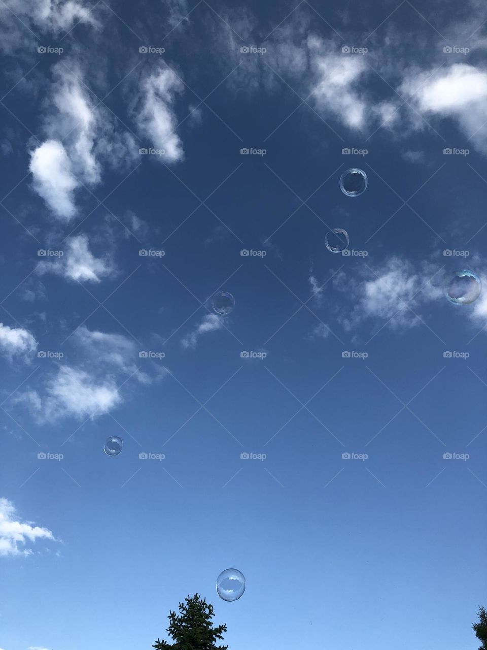 Bubbles in the Sky