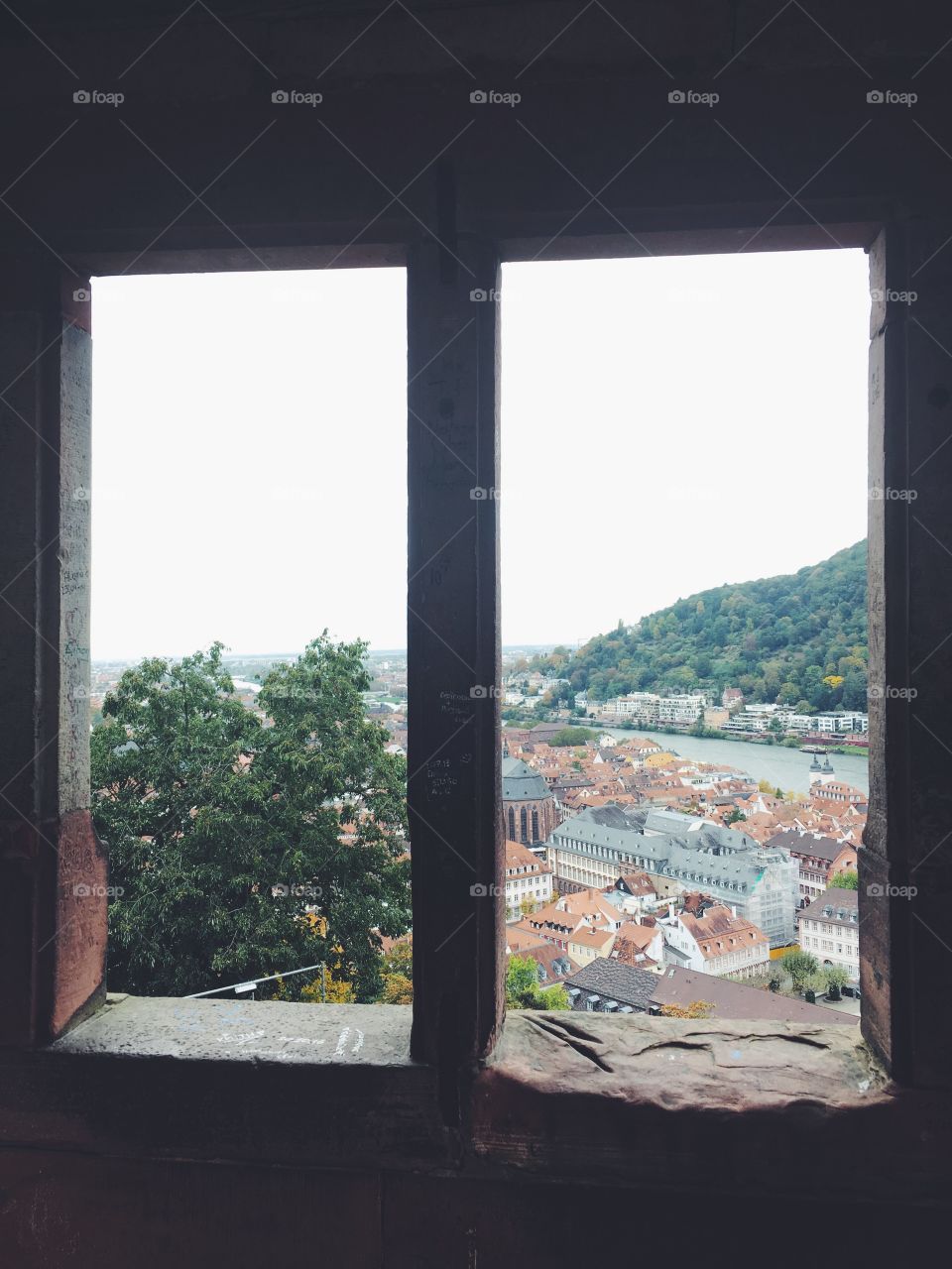 window over heidelberg