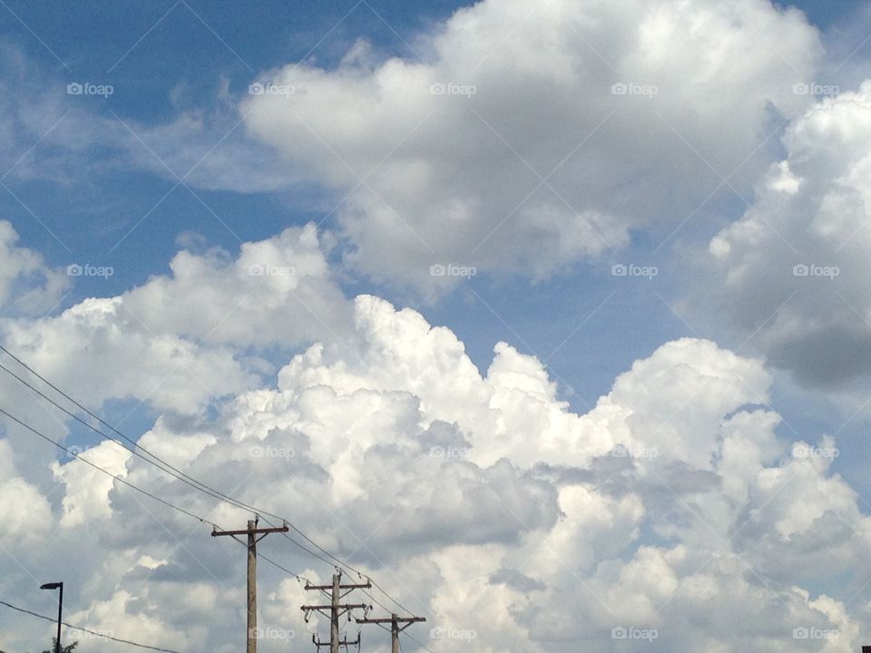 Clouds over Neville Island Pennsylvania 