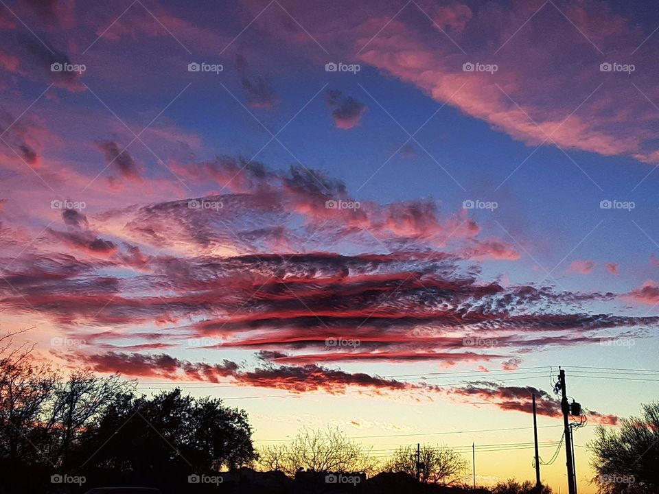 stunning sunset in AZ