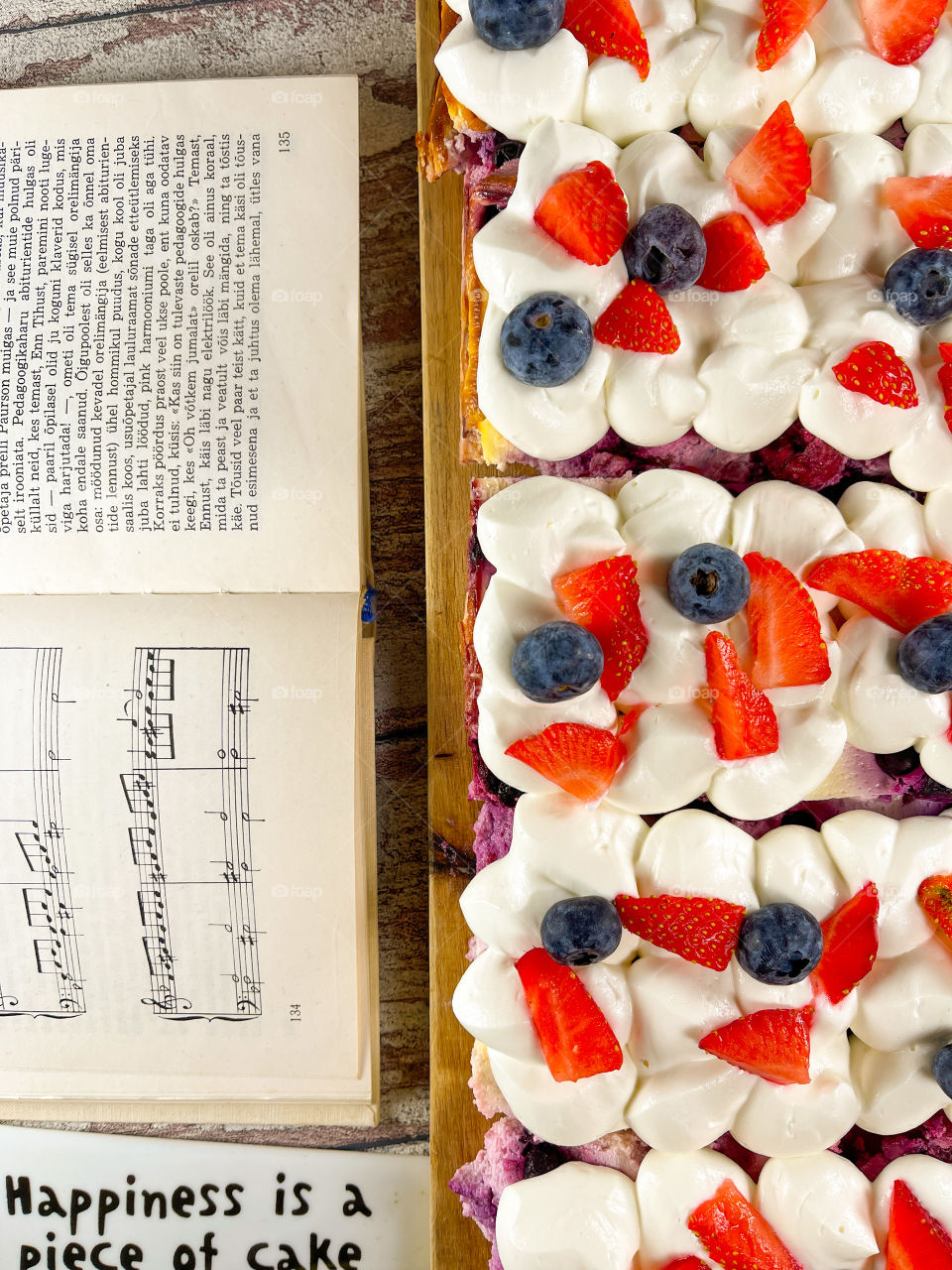 Cake with cottage cheese