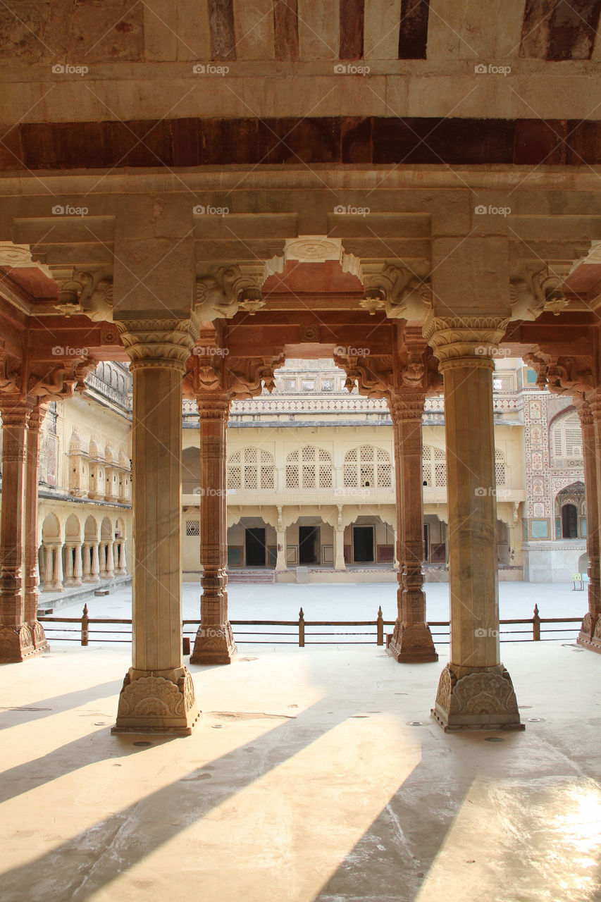 Architectural details in jaipur, Rajasthan, India