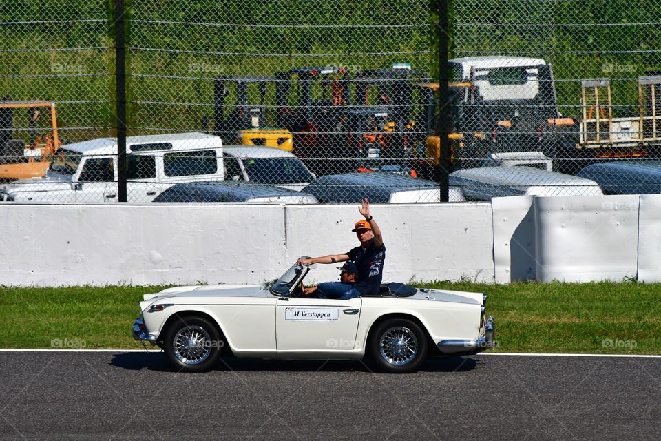 Max Verstappen drivers parade