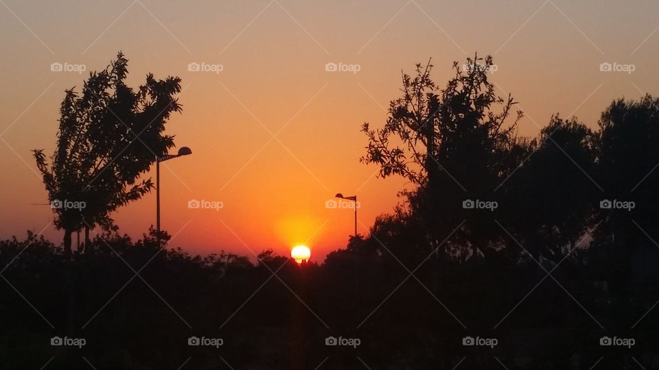 Sunset in Spain