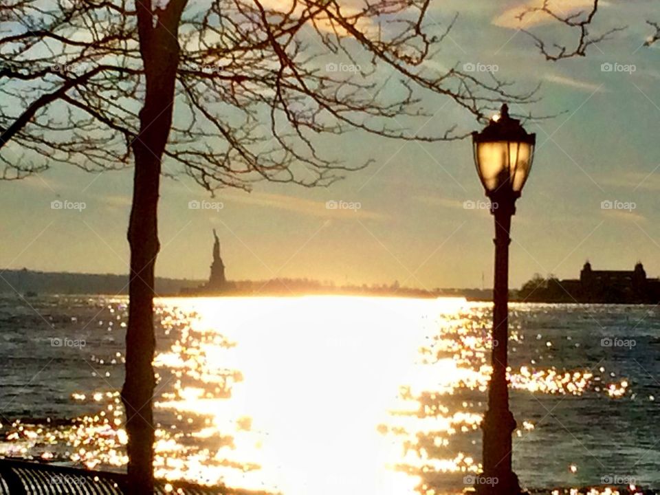 Sunny day view of Liberty