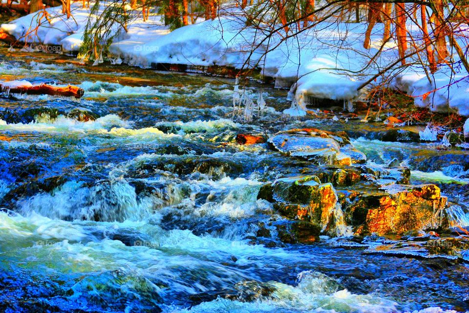 Cold river