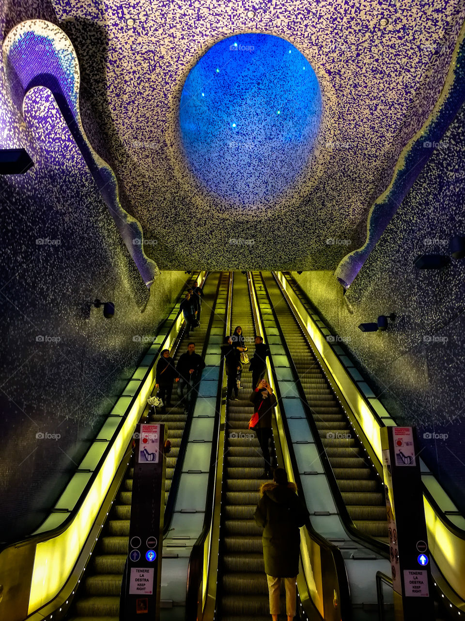 Metro station in Napoli