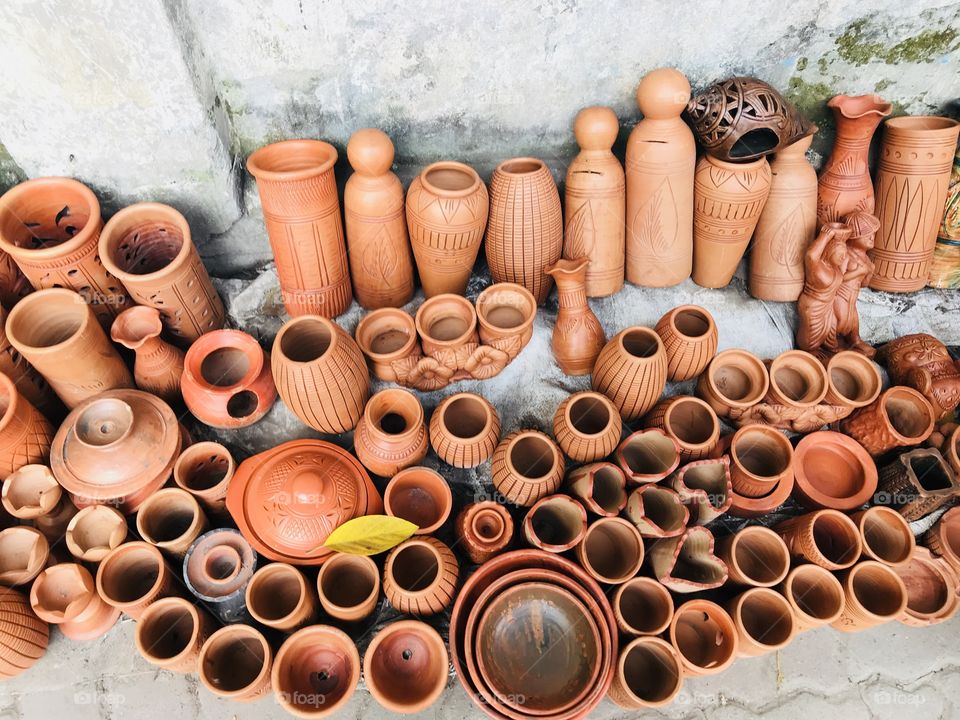 Handcrafted Useful Tools . Wonderful Pottery Art ! 