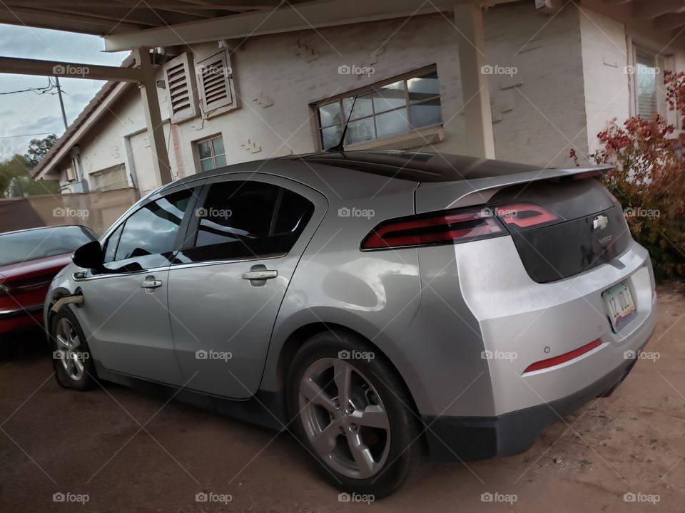 Chevrolet volt charging for another run...