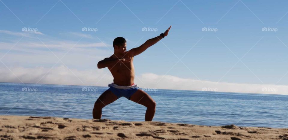 Beach#sun#yoga#balance#training