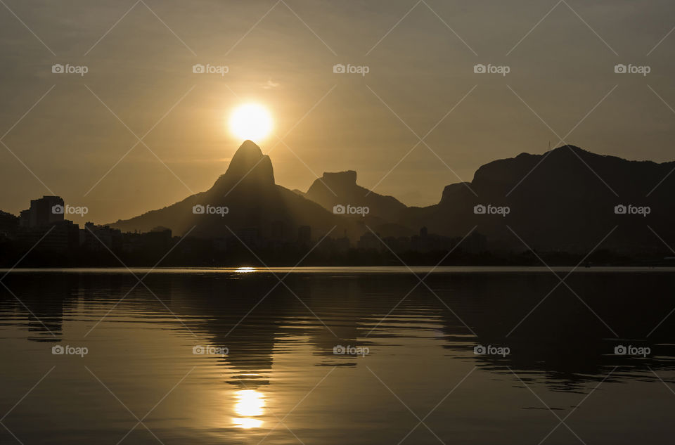 Sunset in Rio de Janeiro 