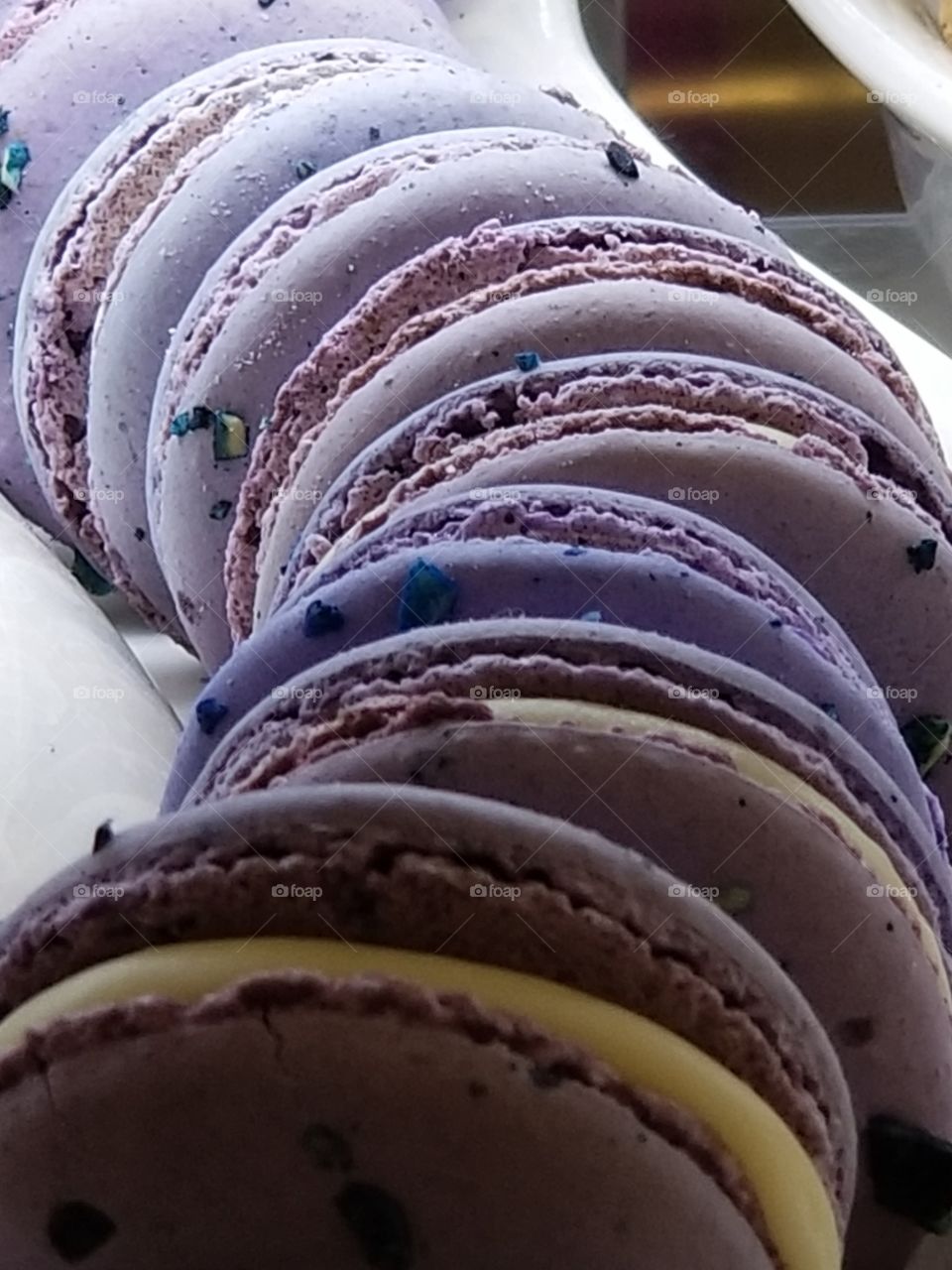 purple macarons