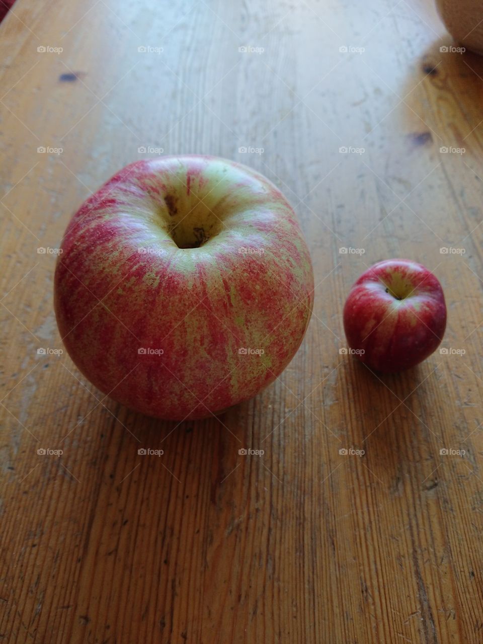 Big apple small apple