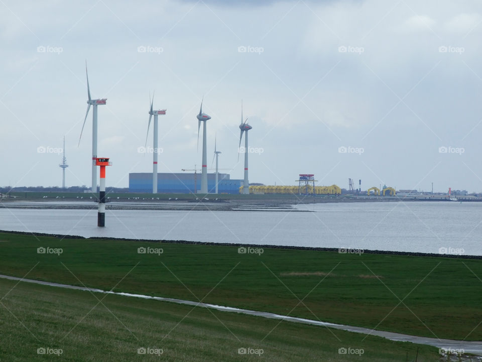 hafen windrad energiewende werft by stef79