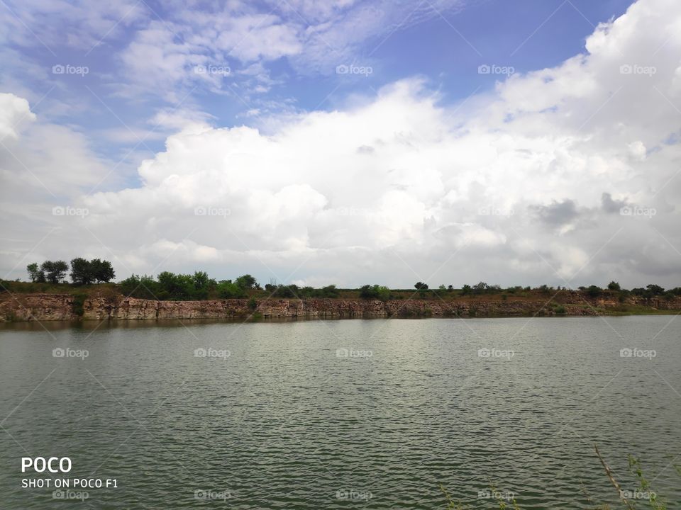 Beautiful water lake