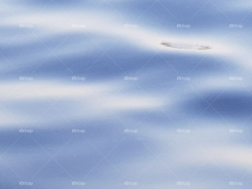 Image of water from a lake with leaf.