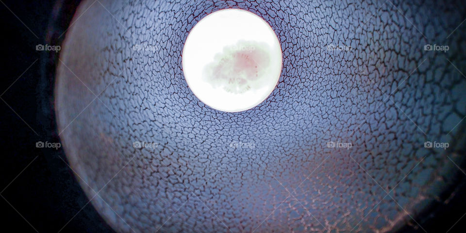 Lightbulb inside pendant. Different view. Broaden your horizons.