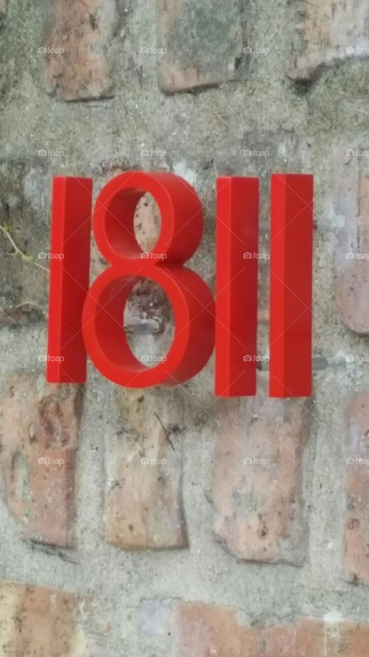 1811 Address Numerals