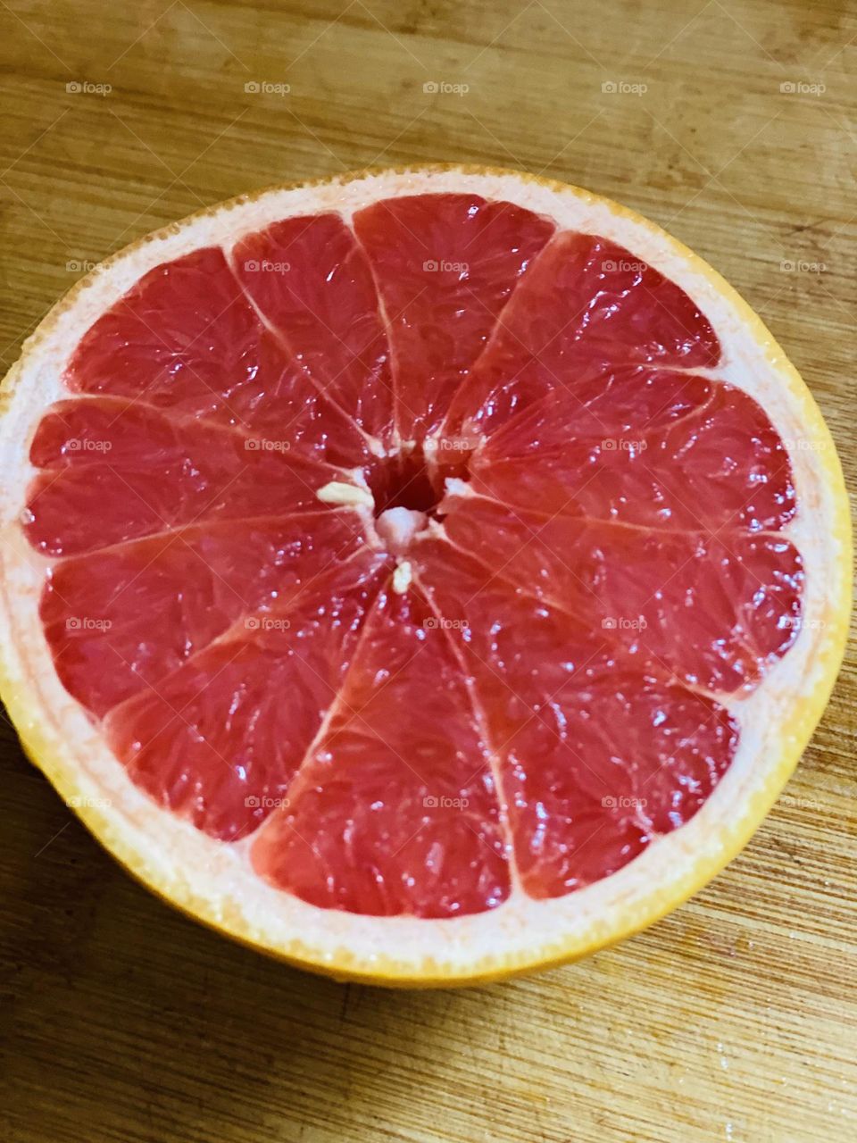 Fresh half grapefruit 😋