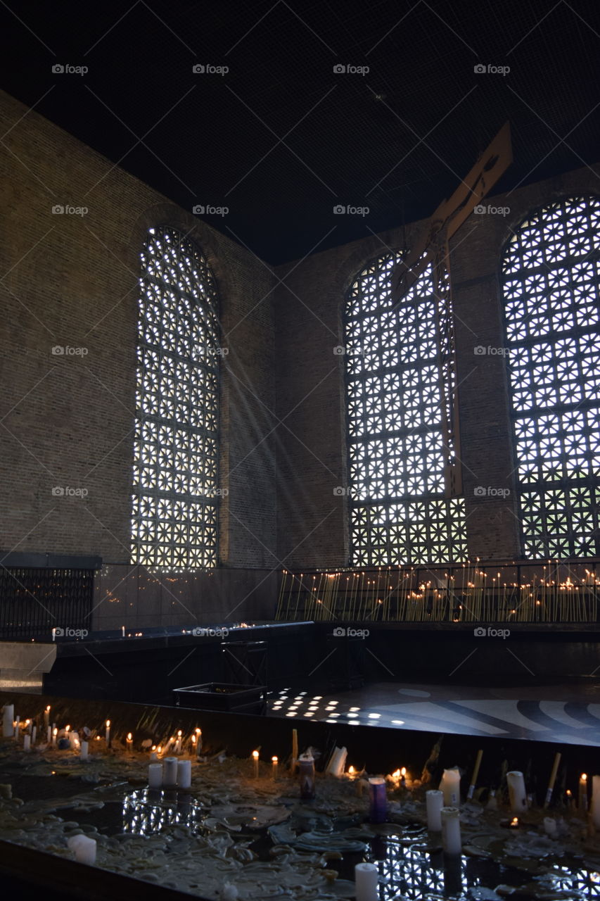 Room of promises of the Basilica of Nossa Senhora da Aparecida SP BRAZIL