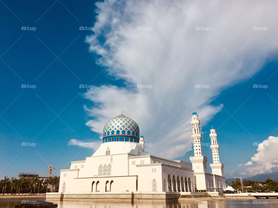 The beautiful, Kota Kinabalu City Mosque