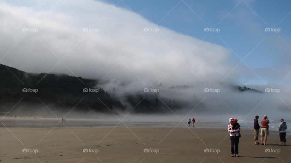 ocean sea cloudy fog by hangry