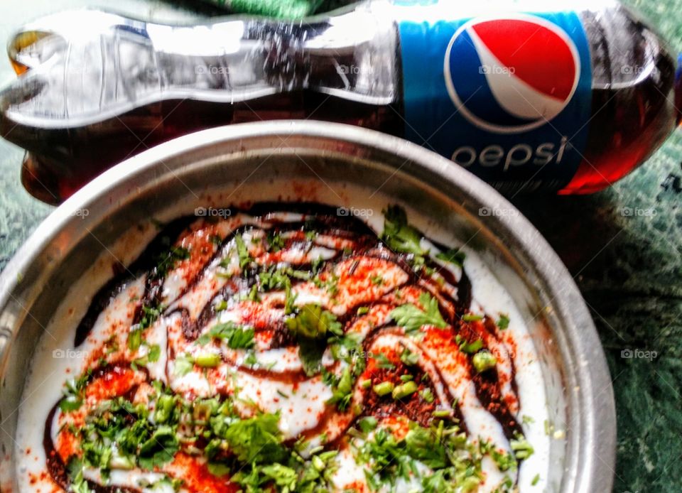 pepsi with food