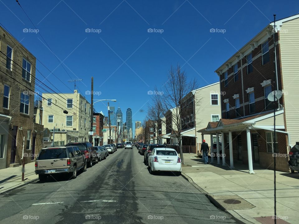 South philly. Looking north. 