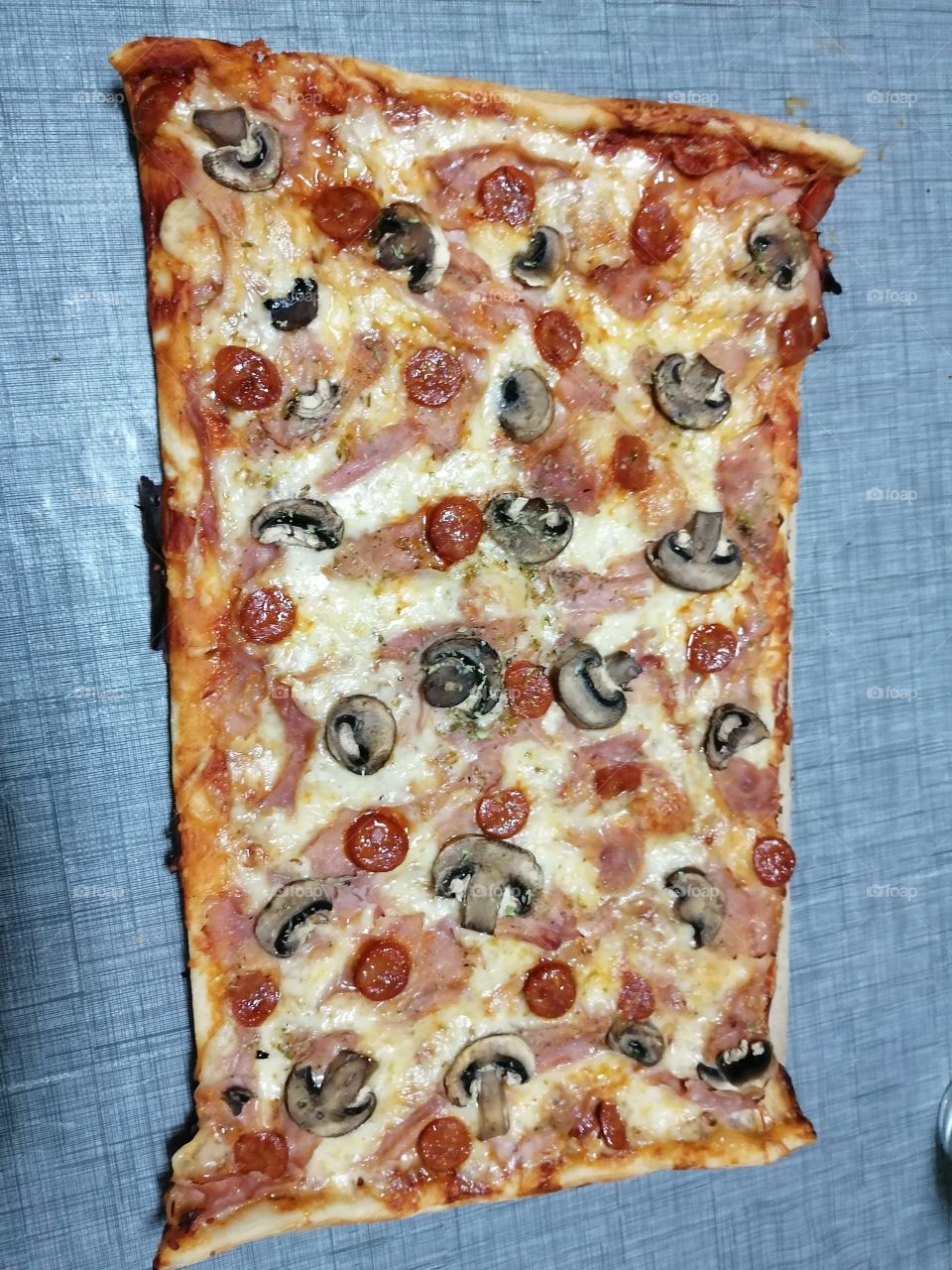 Homemade pizza