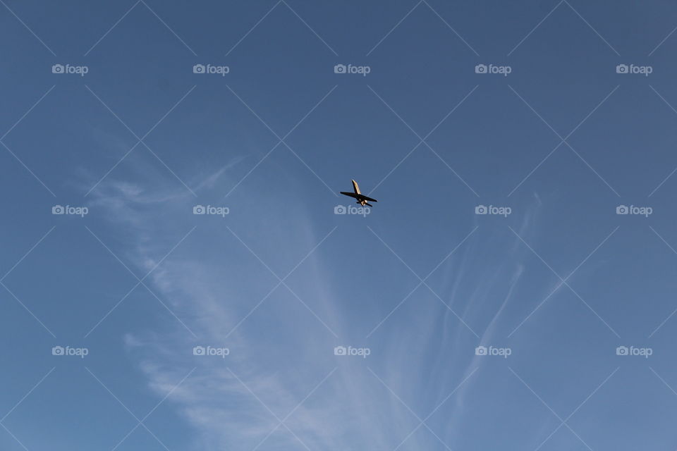 airplane clouds