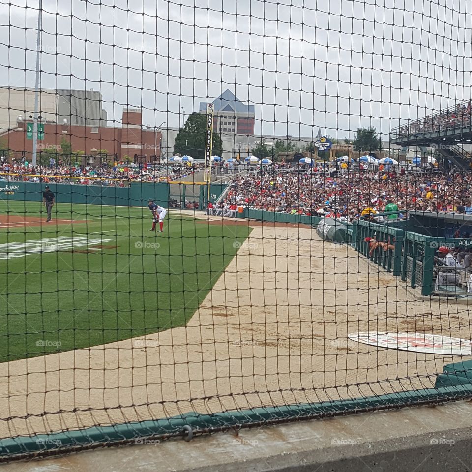 Indianapolis Indians baseball game at victory field, Indianapolis, IN. 4th of July 2016