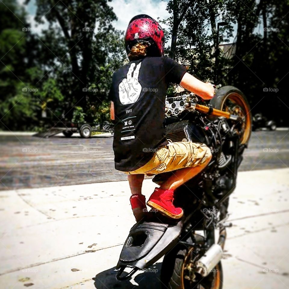 Peace is Dope, But so are wheelies.