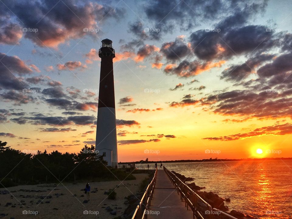 Sunset at the Barnegat Lighthouse